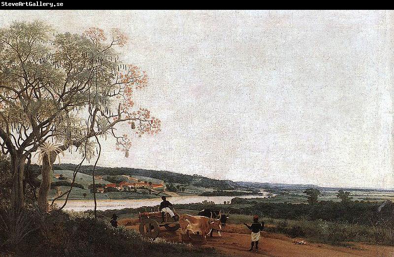 Frans Post The Ox Cart is a painting by Frans Post,